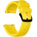 Curea ceas Smartwatch Samsung Galaxy Watch 4, Watch 4 Classic, Gear S2, iUni 20 mm Silicon Yellow